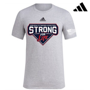 OFC Adidas Fresh Badge of Sport short sleeve Unisex ringspun cotton Tee – Medium Grey Heather (M-4X)