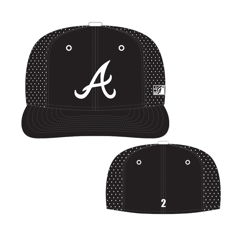 19. QCA Knights The Game Perforated GameChanger Cap-Low Pro Crown-Black