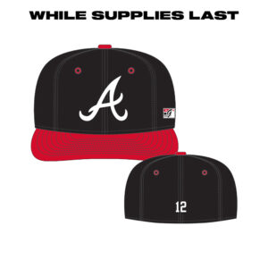 22. QCA Knights The Game Cap-Black-Red-WHILE SUPPLIES LAST