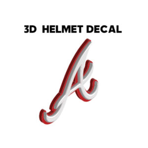 26. QC Area Knights 3D Helmet Decal