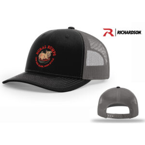 Rural Rumps Richardson Pro Crown Mesh Back Adjustable back cap Split-Black/Charcoal