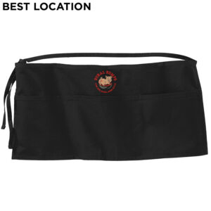 Rural Rumps Port Authority Easy Care Reversible Waist Apron-Black