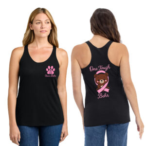 Team Behr Next Level Women’s Triblend Racerback Tank-Black