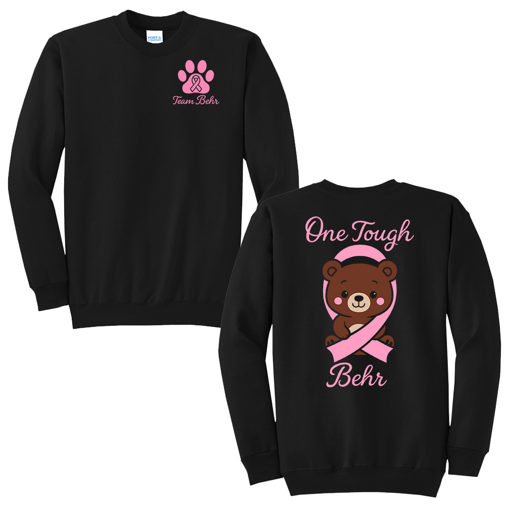 Team Behr Unisex Fleece Crewneck Sweatshirt-Black