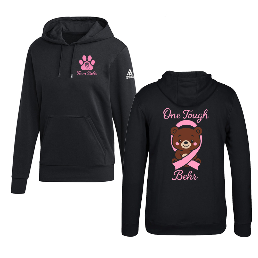 Team Behr Adidas Adult Fleece Hooded Sweatshirt- Black