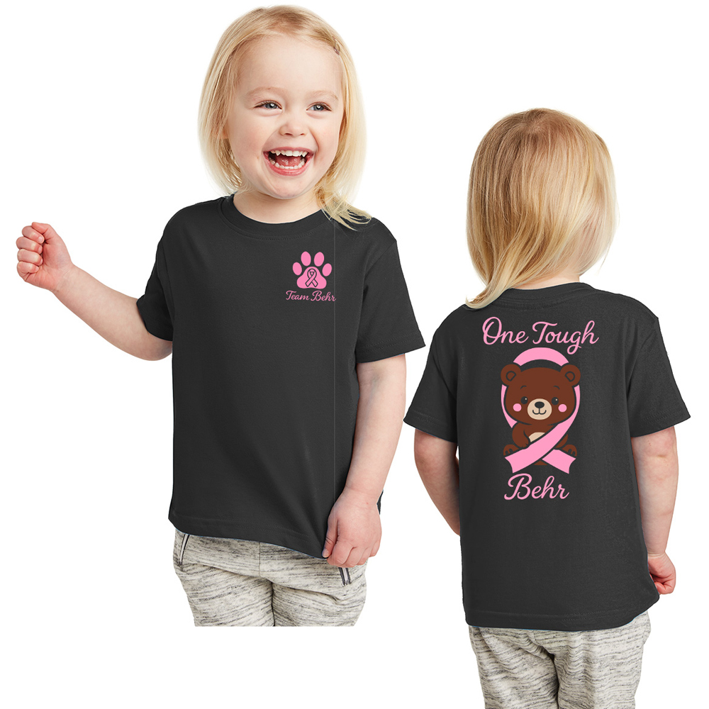 Team Behr Rabbit Skins - Fine Jersey Toddler T-Shirt-Black