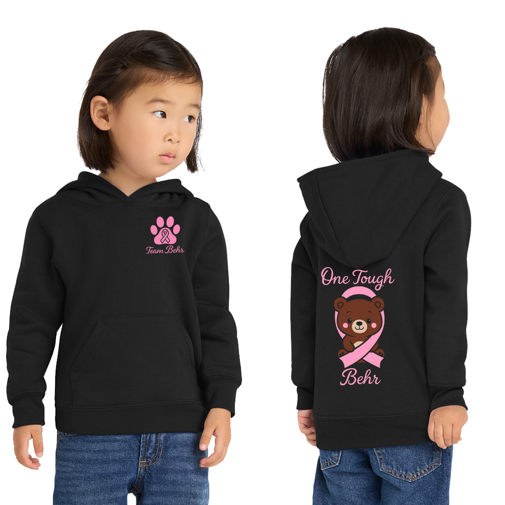 Team Behr Toddler Pullover Hooded Sweatshirt-Black