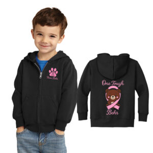 Team Behr Toddler Full-Zip Hooded Sweatshirt-Black