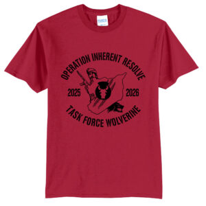 Alpha Company Unisex Short Sleeve Tee-Red