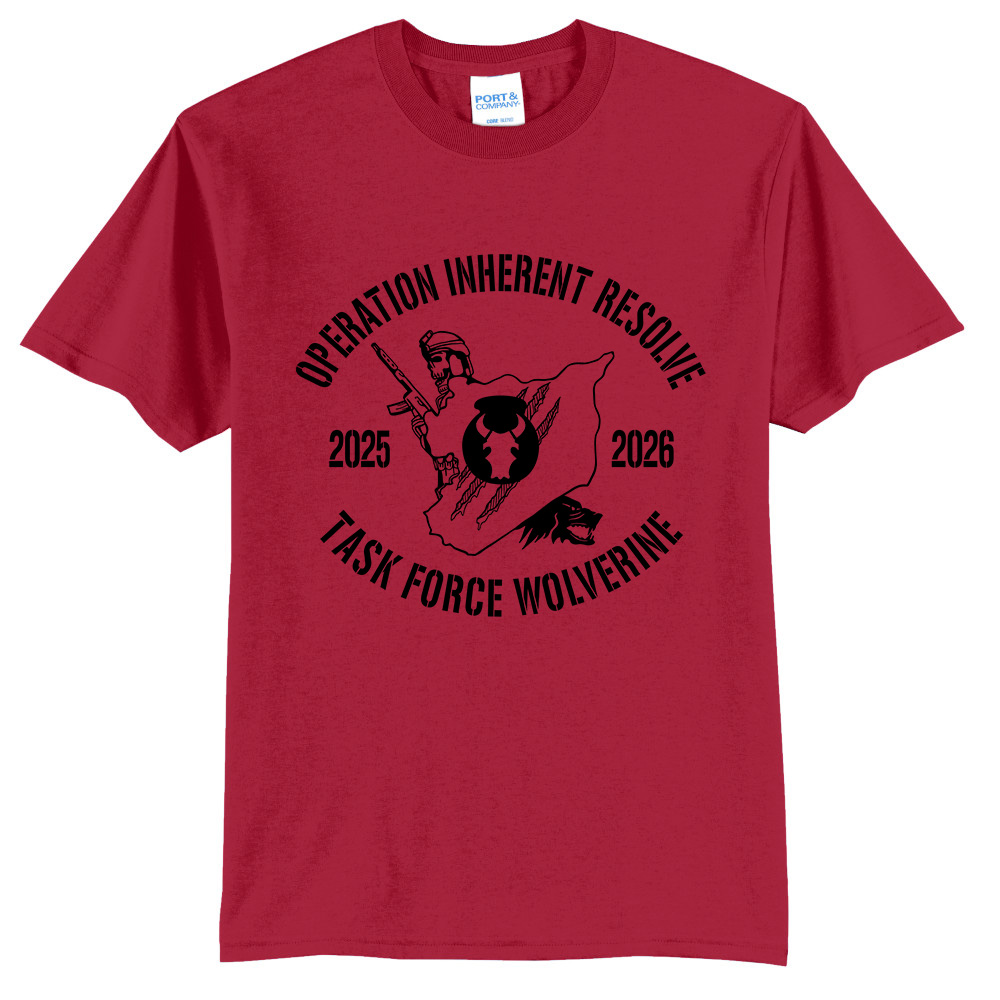 Alpha Company Unisex Short Sleeve Tee-Red