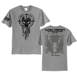 Alpha Company Unisex Basic Short Sleeve Tee-Athletic heather