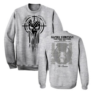 Alpha Company Unisex Fleece Crewneck Sweatshirt-Sport Grey