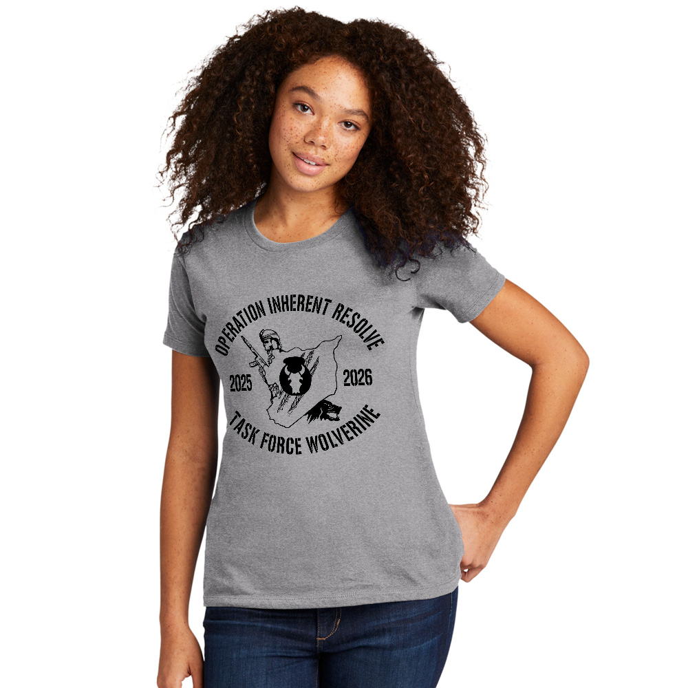 Alpha Company Next Level Women’s Cotton Tee-Heather Grey
