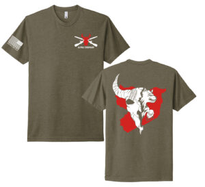 Alpha Company Next Level Ultra Premium CVC (60/40) Tee-Military Green