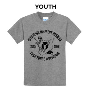 Alpha Company Youth Short Sleeve Tee-Athletic Heather