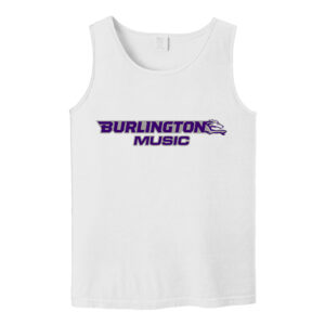 Burlington Music Men Comfort Colors Pigment Dyed Tank Top-White