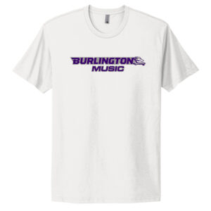 Burlington Music Unisex Premium Short Sleeve Tee-White