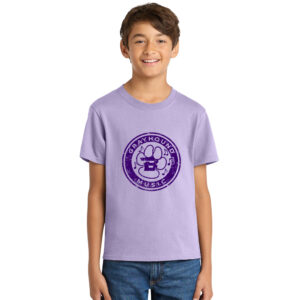 Burlington Music Youth Cotton Short Sleeve Tee- Lavender