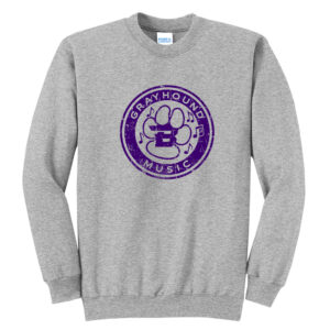 Burlington Music Unisex Fleece Crewneck Sweatshirt-Athletic heather