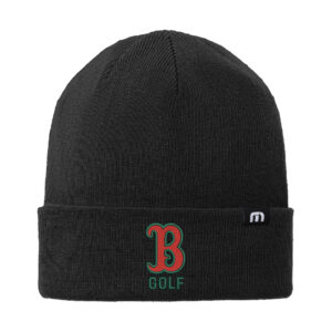 Boone Golf TravisMathew Solid Cuffed Beanie-Black