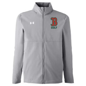 Boone Golf Under Armour UA Rival Stretch Woven Men’s Full Zip-Mod Grey (XS-M)