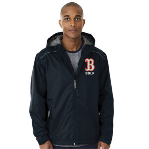 Boone Golf Charles River NOR’EASTER Watherproof jacket with hood-Black