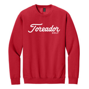 Boone Golf Gildan Unisex Softstyle Crewneck Sweatshirt-Red