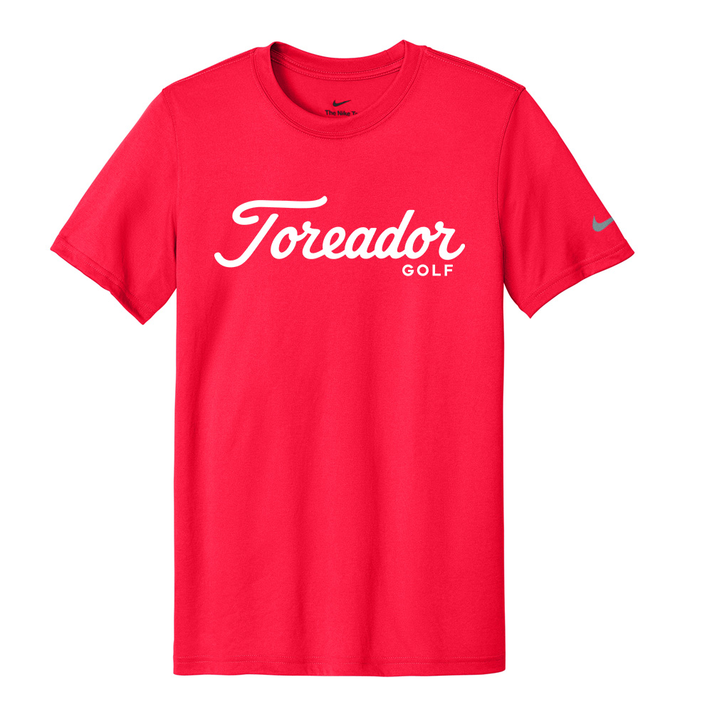 Boone Golf Nike Swoosh Sleeve rLegend Tee Men-Red