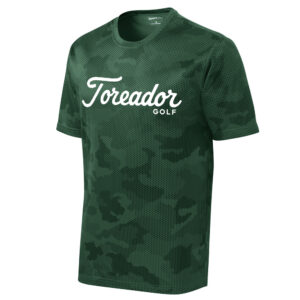 Boone Golf Sport-Tek CamoHex Tee Adult-Forest Green