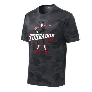 Boone Golf Sport-Tek CamoHex Tee Adult-Iron Grey