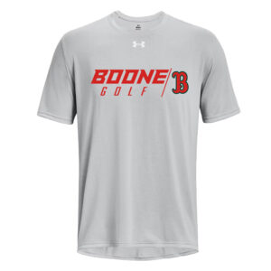 Boone Golf Under Armour short sleeve Men’s Team Tech Tee-Mod Grey