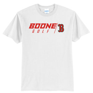 Boone Golf Unisex Short Sleeve Tee-White