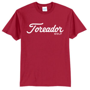 Boone Golf Unisex Short Sleeve Tee-Red