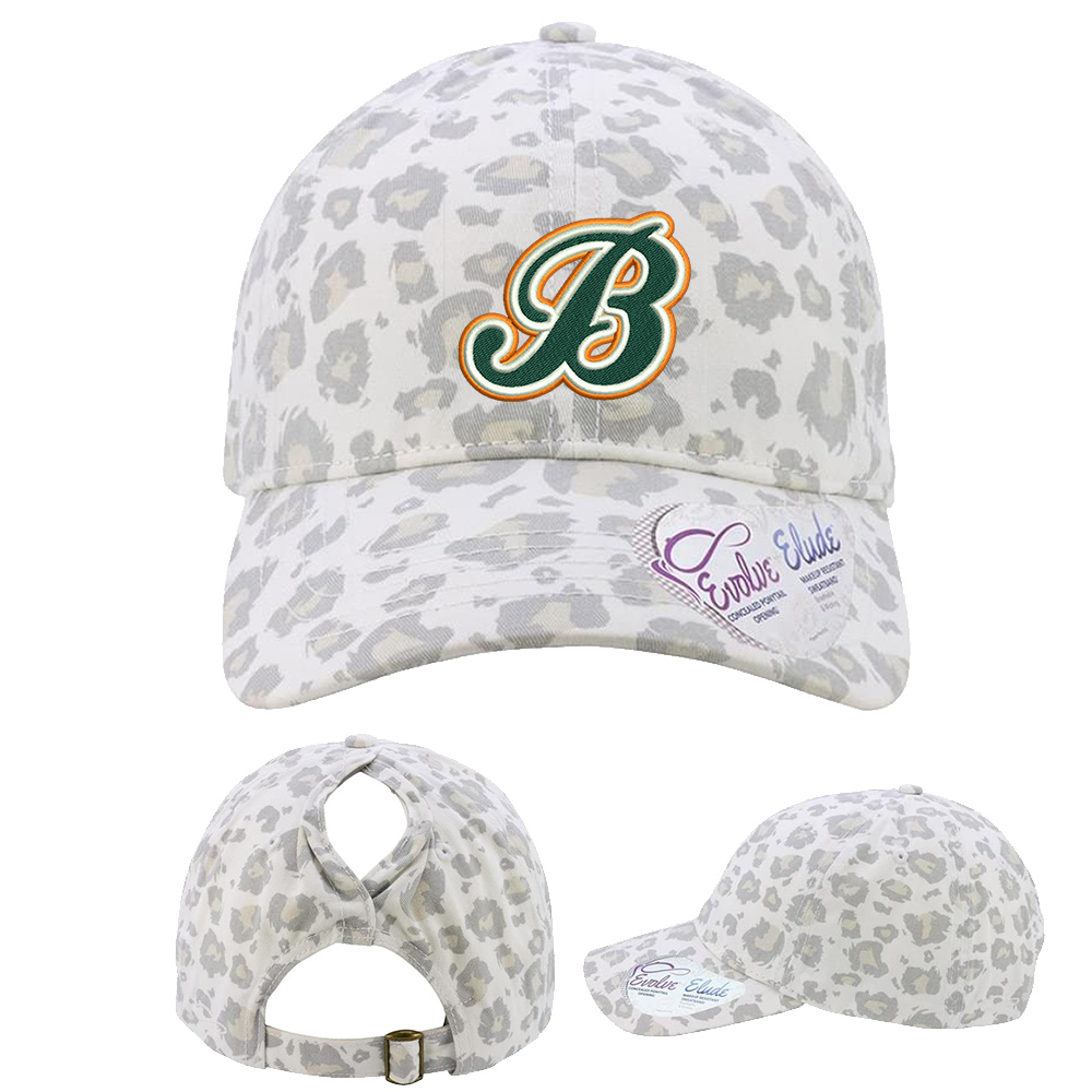 Barnstormers SB Infinity Her Women's Garment-Washed Fashion Print Cap -Snow Leopard
