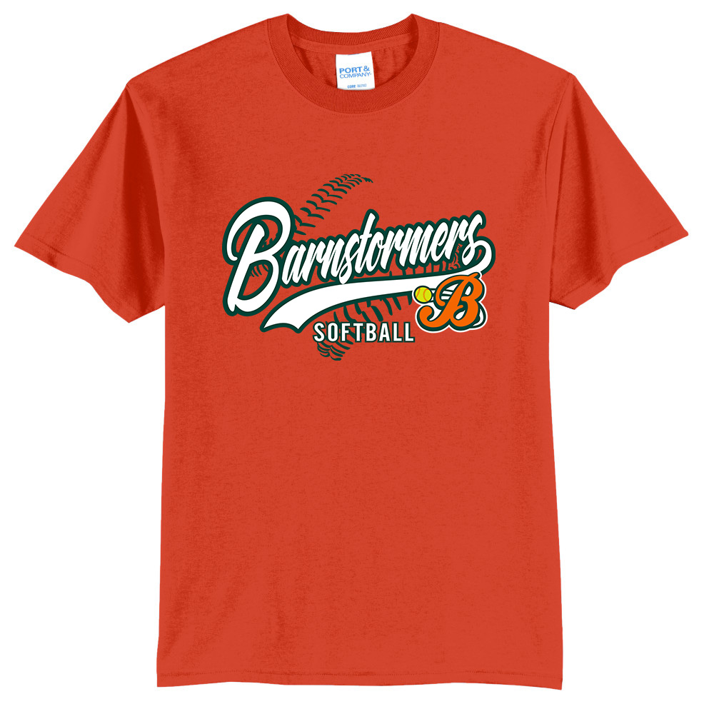 Barnstormers SB Unisex Short Sleeve Tee-Orange