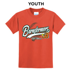 Barnstormers SB Youth Short Sleeve Tee-Orange