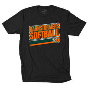 Barnstormers SB Unisex District Perfect Tri-blend  Crew Tee-Black Frost
