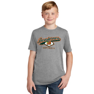 Barnstormers SB Youth Perfect Tri blend Tee-Grey Frost