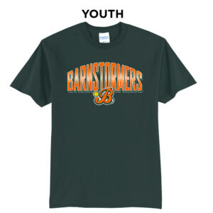 Barnstormers SB Youth Short Sleeve Tee-Dark Green