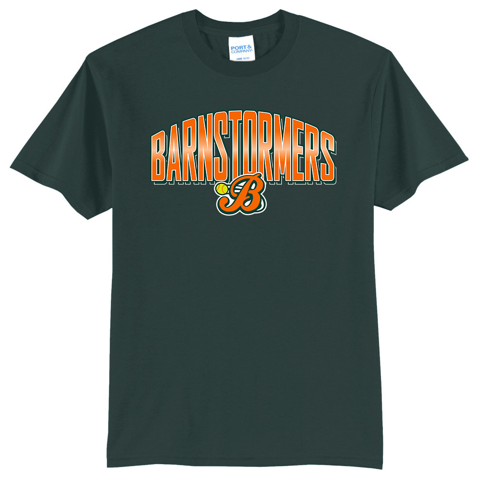 Barnstormers SB Unisex Short Sleeve Tee-Dark Green