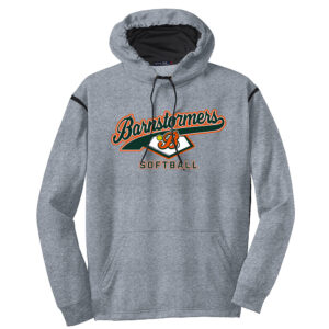 Barnstormers SB Sport-Tek Tech Fleece Hooded Sweatshirt Men-Heather Black