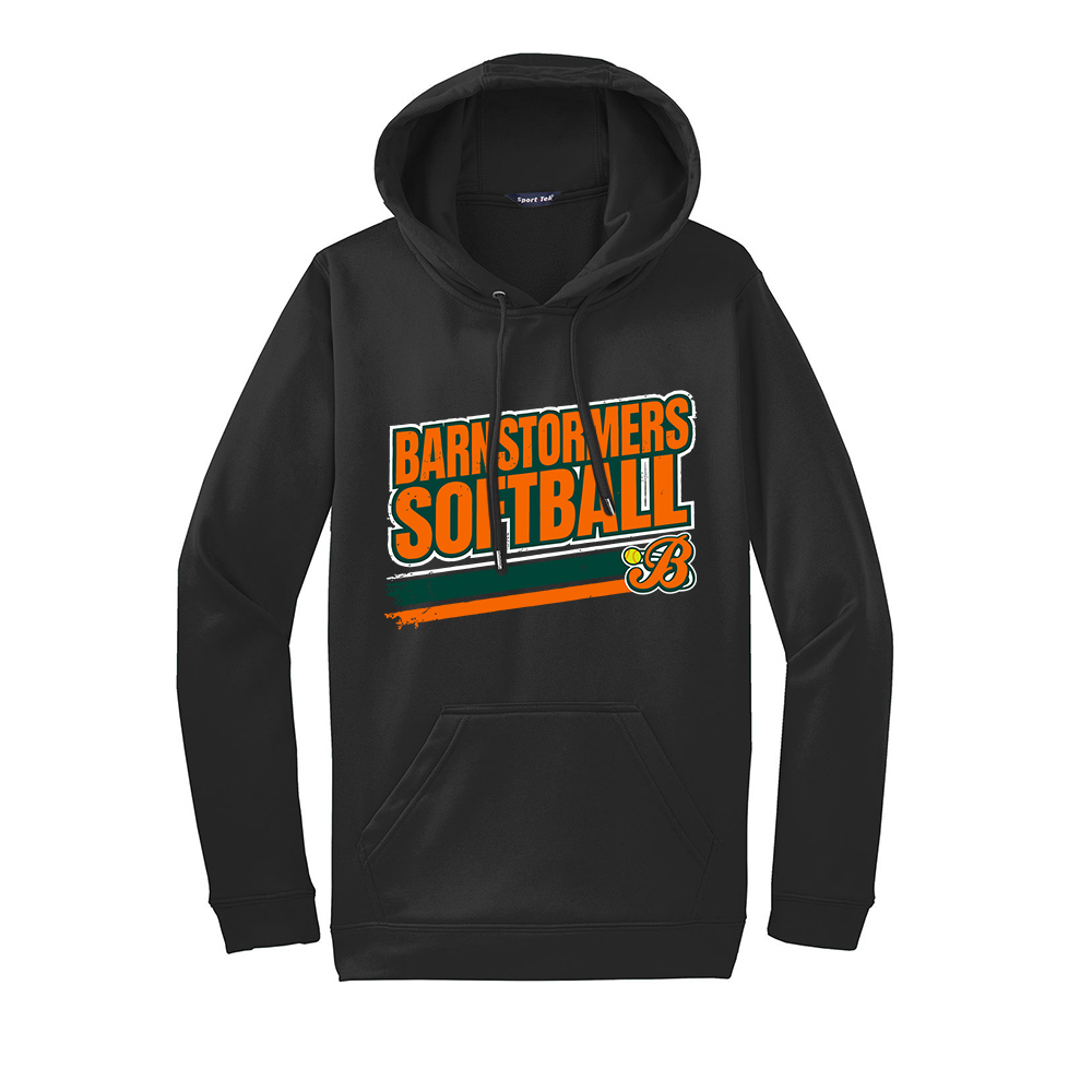 Barnstormers SB Sport-Tek Sport-Wick Fleece Hooded Pullover Men-Black