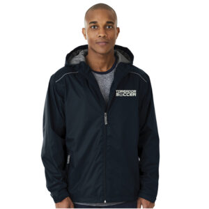 Boone Soccer Charles River NOR’EASTER Watherproof jacket with hood-Black