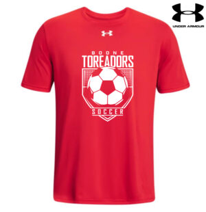 Boone Soccer Under Armour short sleeve Men’s Team Tech Tee-Red