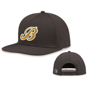 Barnstormers BB The Game Perforated GameChanger Snapback Cap-Graphite