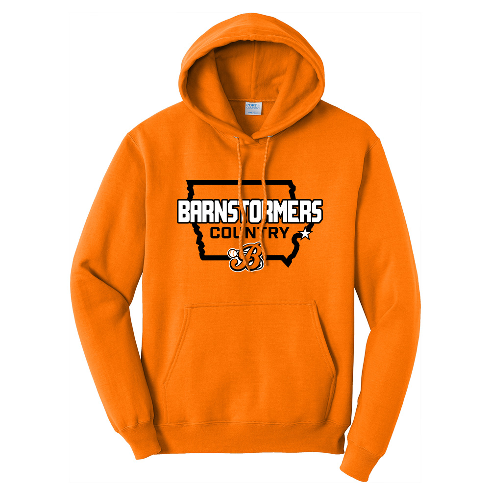 Barnstormers BB Unisex Fleece Hooded Sweatshirt-Tennessee Orange