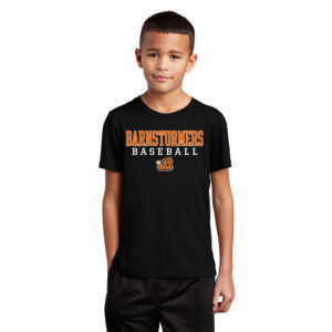 Barnstormers BB Sport-Tek YOUTH Posi-UV short Sleeve Tee-Black