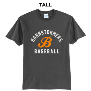 Barnstormers BB Tall Short Sleeve Tee-Charcoal