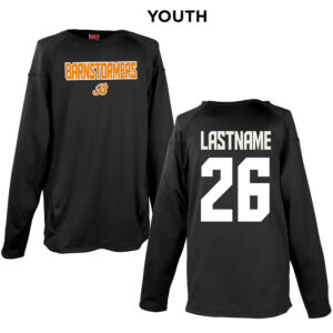Barnstormers BB Rawlings YOUTH Performance Dugout Fleece Crewneck -Black