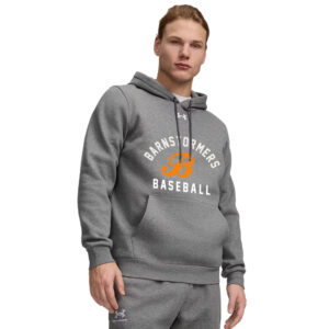 Barnstormers BB Under Armour Men Team Icon Fleece Hoodie-Pitch Grey